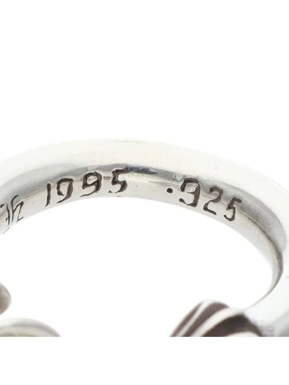 Chrome Hearts Hoop Plain Silver Earrings